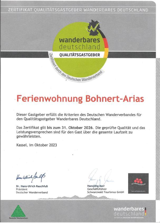 Ferienwohnung Bohnert-Arias Bad Peterstal-Griesbach Exteriör bild